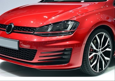 VOLKSWAGEN GOLF 7 2013-2017 IÇIN UYUMLU GTI ON TAMPON VE PANJUR SETI